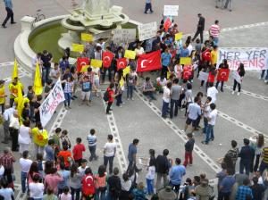 Taksim Gezi Parkı eylemcilerine destek için Fatsa’da eylem düzenlendi