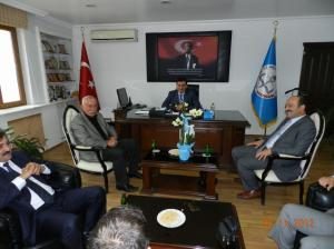 Avcı’yı Tonya İlçesindeki Mesai Arkadaşları Ziyaret Etti