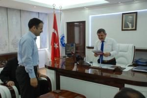 BAŞKAN ANLAYAN’A TÜRKÇE OLİMPİYATLARINA DAVET