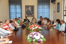 İlçelerdeki Gazeteler Bilgilendirildi
