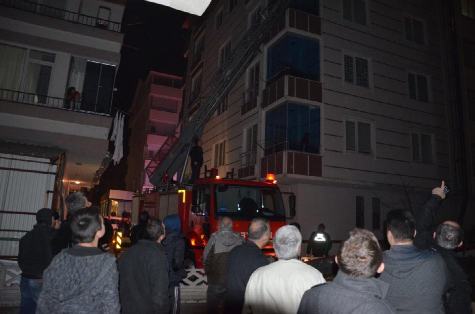 Fatsa da korkutan yangın