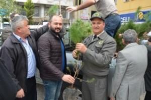 ORMAN İŞLETME ŞEFLİĞİ'NCE 2500 FİDAN DAĞITILDI