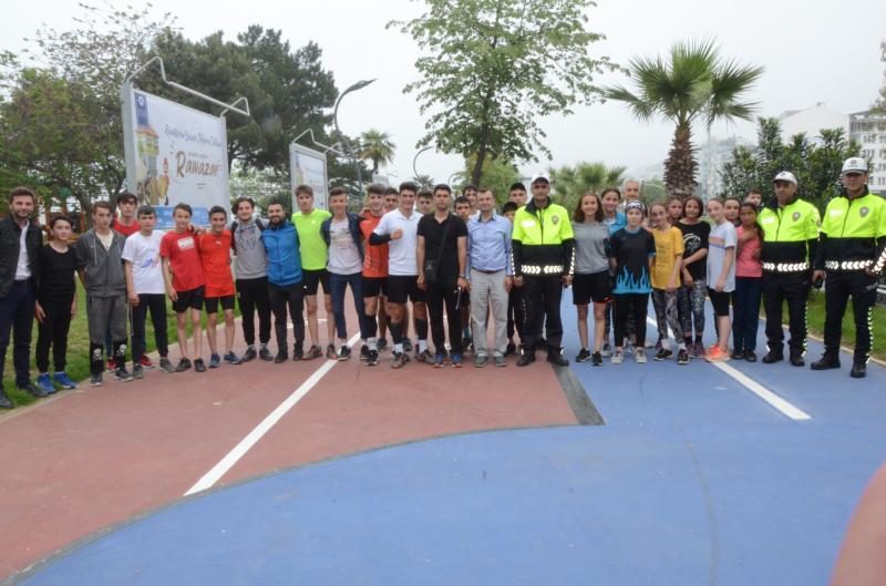 Fatsa'da gençlik koşusu kıyasıya geçti