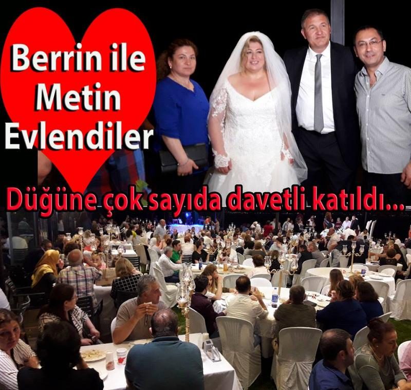 Berrin ile Metin evlendiler…