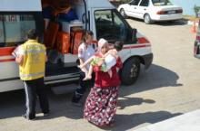 OTOMOBİL BİSİKLETLİ ÇOCUĞA ÇARPTI