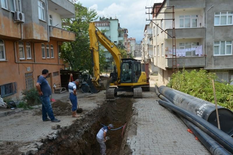 FATSA’DA ANA SU HATTI ÇALIŞMASI HIZLA DEVAM EDİYOR