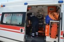 MERDİVENLERDEN DÜŞEN KADIN YARALANDI