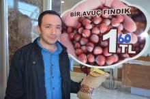 FATSA'DA 1 AVUÇ FINDIK 1.60 TL